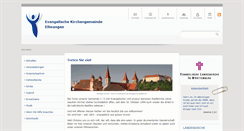 Desktop Screenshot of kirche-ellwangen.de